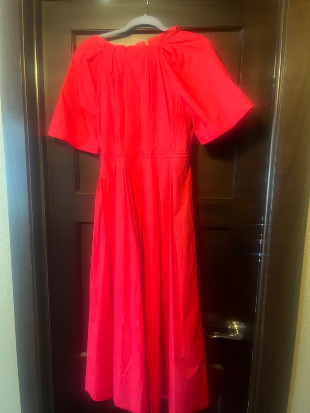 Banana Republic Red Midi Dress